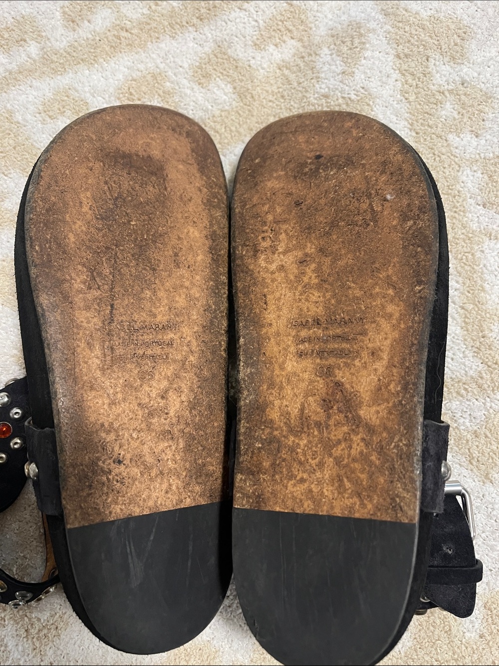Isabel Marant Elwina Studded Thong Sandals - Picture 4 of 6